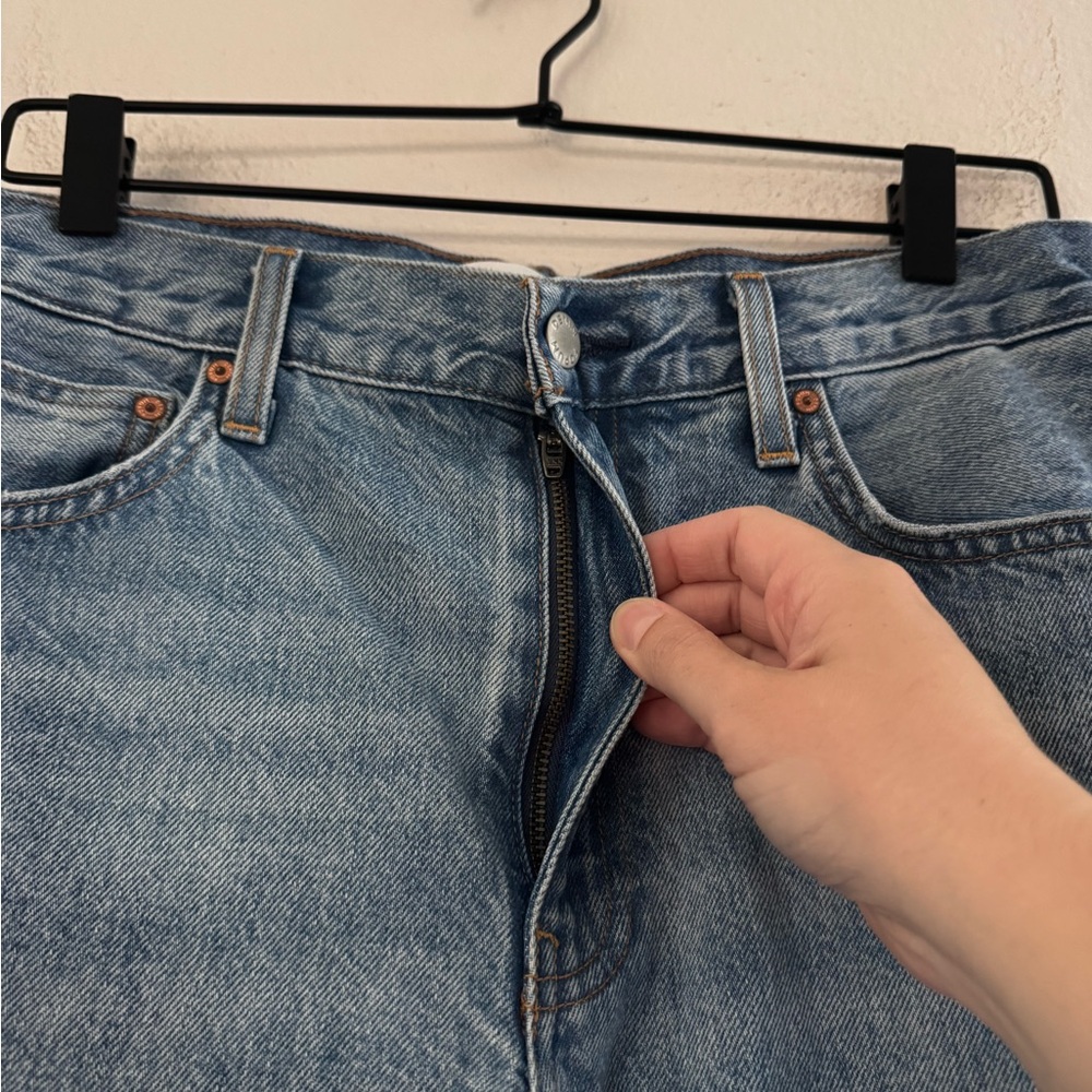 Denim Forum The 90’s Kate Mid Rise Baggy 28 Blue - Picture 3 of 8